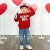 Mama's Boy Valentine's Day Sweatshirt, Red - Sweatshirts - 3