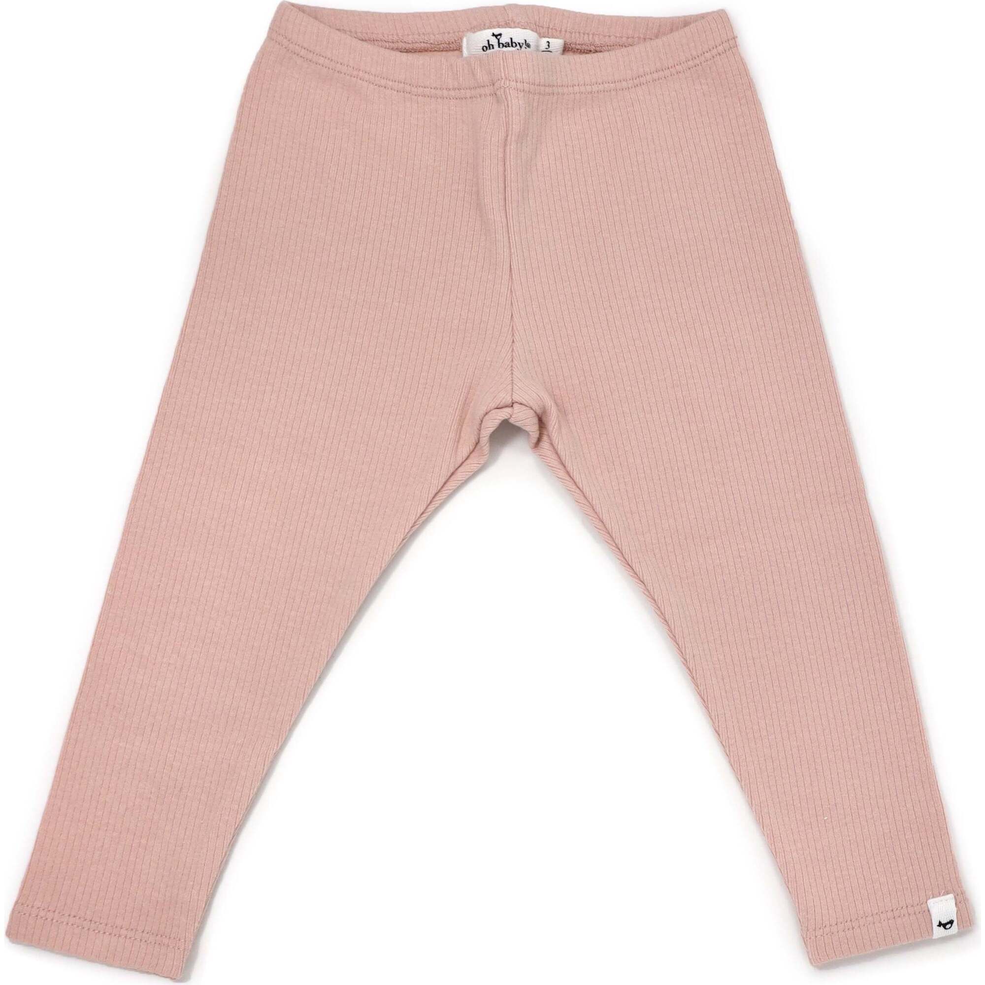 Rib Legging, Blush - Leggings - 1