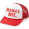 Mama's Boy Valentine's Day Trucker Hat, Red - Hats - 1 - thumbnail