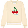 Women's Ma Cherie Crew Neck Sweatshirt, Yellow - Sweatshirts - 1 - thumbnail