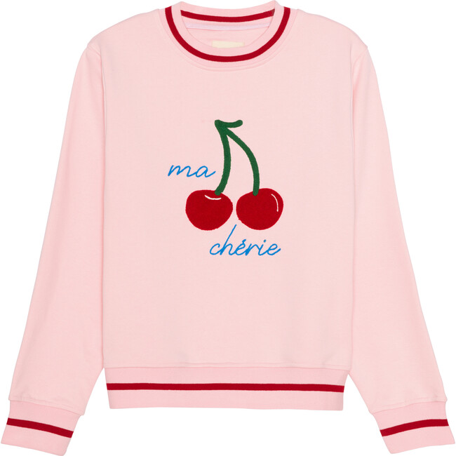 Women's Ma Cherie Crew Neck Sweatshirt, Pink