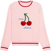 Women's Ma Cherie Crew Neck Sweatshirt, Pink - Sweatshirts - 1 - thumbnail