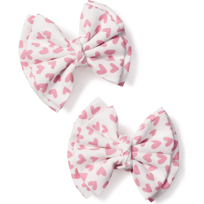2-Pack Small Hair Bow, Sweethearts