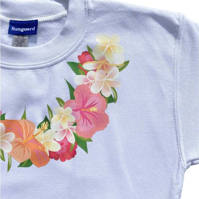 Lei Sweatshirt, White - Sweatshirts - 2
