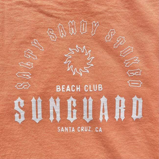 Beach Club Long Sleeve Tee, Orange Sherbet - Sweatshirts - 2