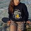 Surf Cat Sweatshirt, Navy - Sweatshirts - 2