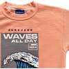 Waves Sweatshirt, Orange Sherbet - Sweatshirts - 3
