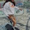 Lei Sweatshirt, White - Sweatshirts - 3