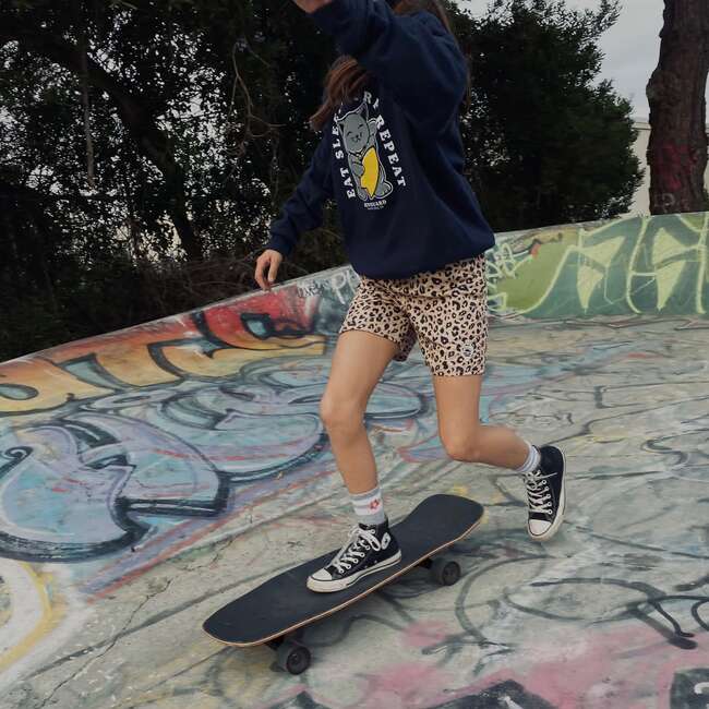 Surf Cat Sweatshirt, Navy - Sweatshirts - 4
