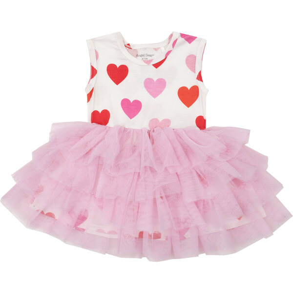 Hearts Twirly Tank Tutu Dress - Angel Dear Dresses | Maisonette