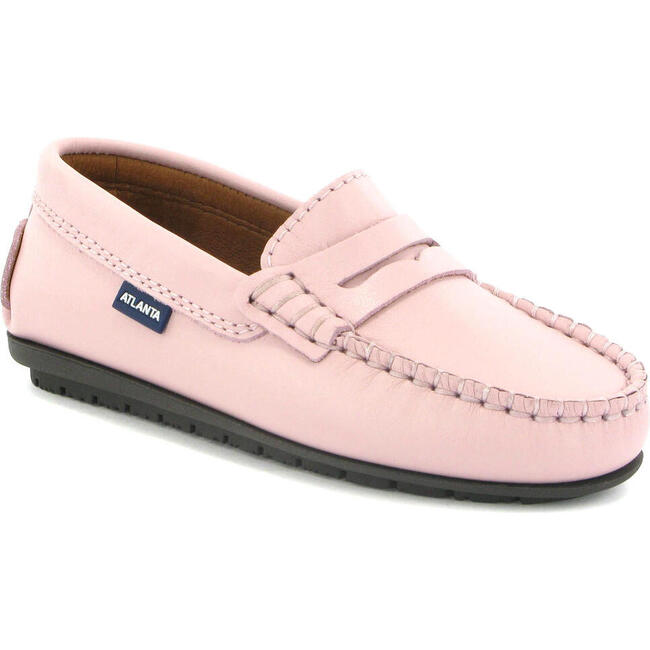 Penny Mocassins, Pink Smooth Leather - Loafers - 2