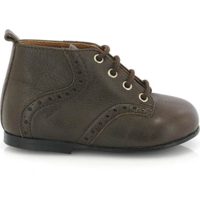 Oxford Boots, Dark Brown Soft Nappa Leather