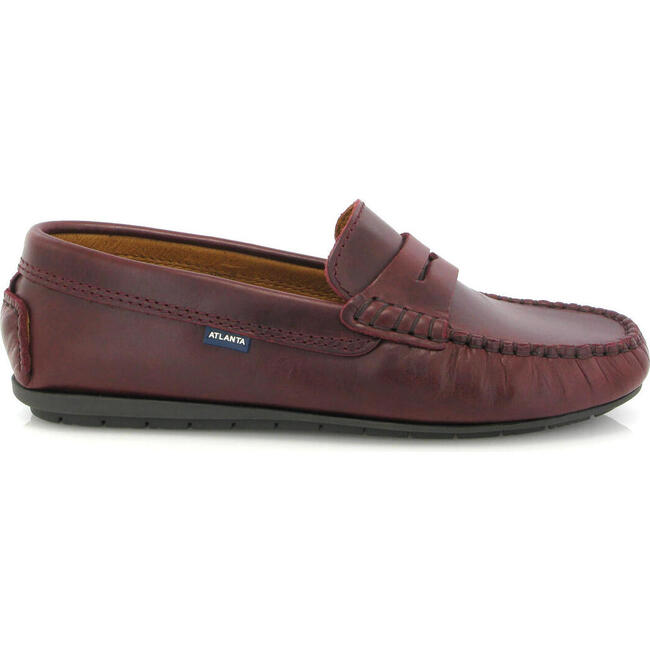 Penny Mocassins, Burgundy Pull Up Leather