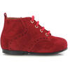 Oxford Boots, Red Suede - Boots - 1 - thumbnail