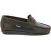 Penny Mocassins, Dark Brown Pull Up Leather - Loafers - 1 - thumbnail