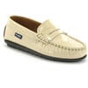 Patent Leather Penny Mocassins, Beige - Loafers - 2