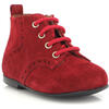 Oxford Boots, Red Suede - Boots - 2