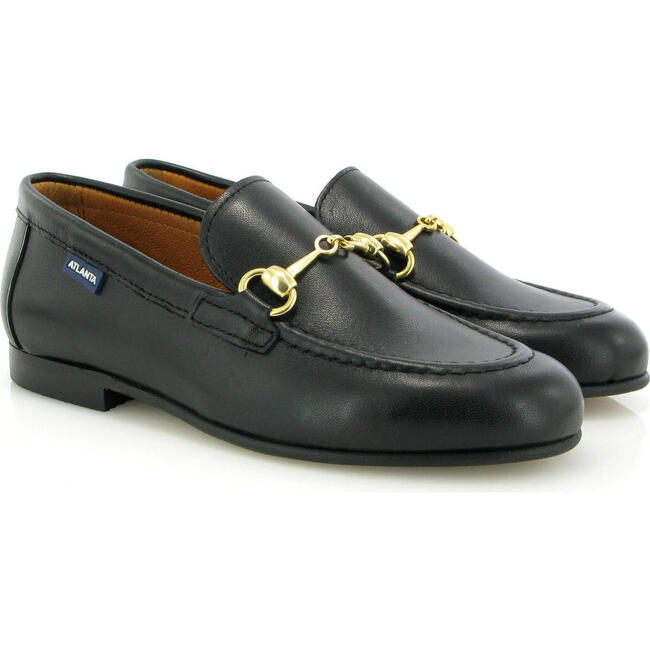 Teresa Buckle Loafers, Black - Loafers - 3