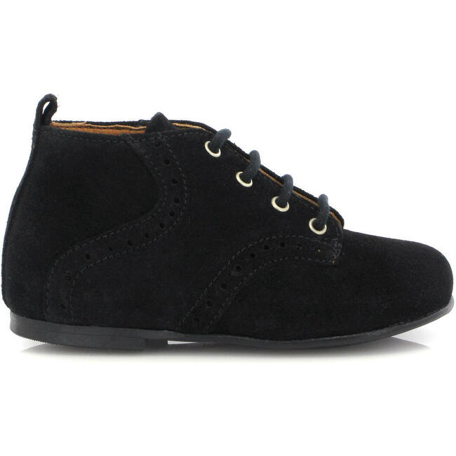Oxford Boots, Black Suede