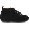 Oxford Boots, Black Suede - Boots - 1 - thumbnail