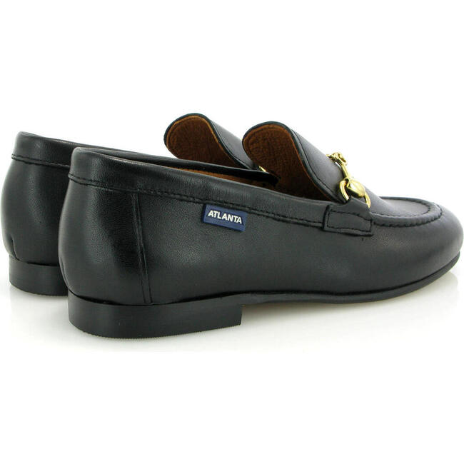 Teresa Buckle Loafers, Black - Loafers - 4