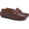 Penny Mocassins, Burgundy Pull Up Leather - Loafers - 3