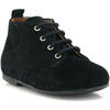 Oxford Boots, Black Suede - Boots - 2