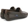 Penny Mocassins, Dark Brown Pull Up Leather - Loafers - 4