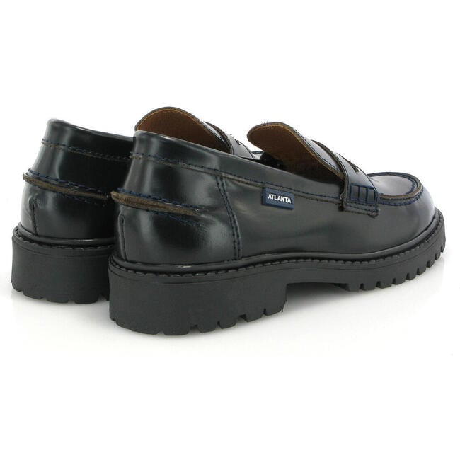 Aurea Loafers, Shiny Black - Loafers - 4