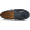 Plain Mocassins, Dark Blue Smooth Leather - Loafers - 5