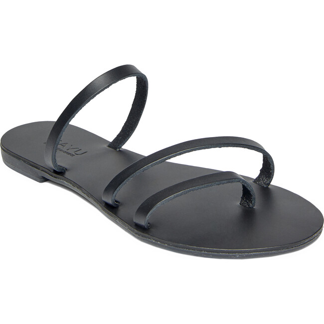 Women's Olympia Delicate 3-Strap Sandals, Black