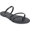 Women's Olympia Delicate 3-Strap Sandals, Black - Sandals - 1 - thumbnail