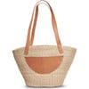 Women's Maya Woven Abaca Tote, Natural - Bags - 1 - thumbnail