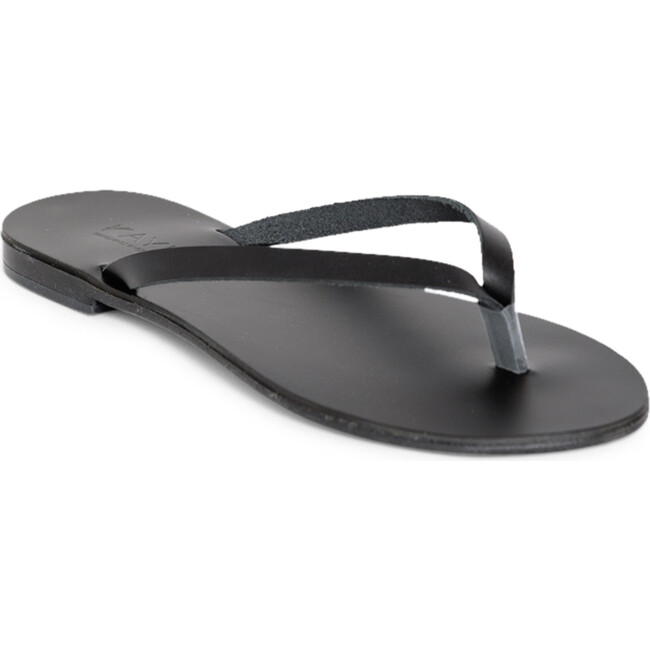 Women's Milos Minimal Flip Flop Sandals, Black