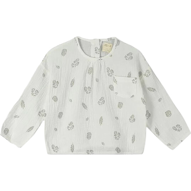 Taylor Top, Ivory Pinecones