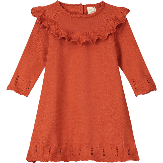 Tressa Dress, Pumpkin Knit