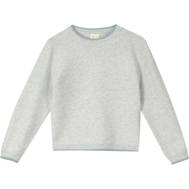 Penryn Sweater, Grey/Teal