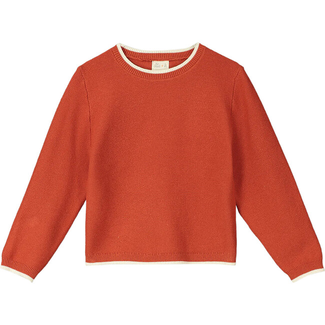 Penryn Sweater, Pumpkin/Ivory