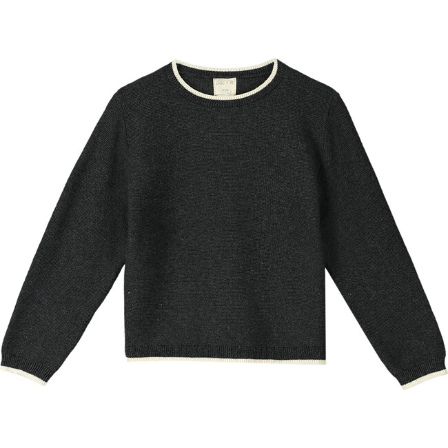 Penryn Sweater, Charcoal/Ivory