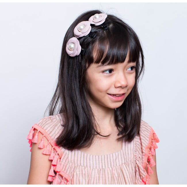 Coco Hairclip, Pink - Hair Accessories - 2