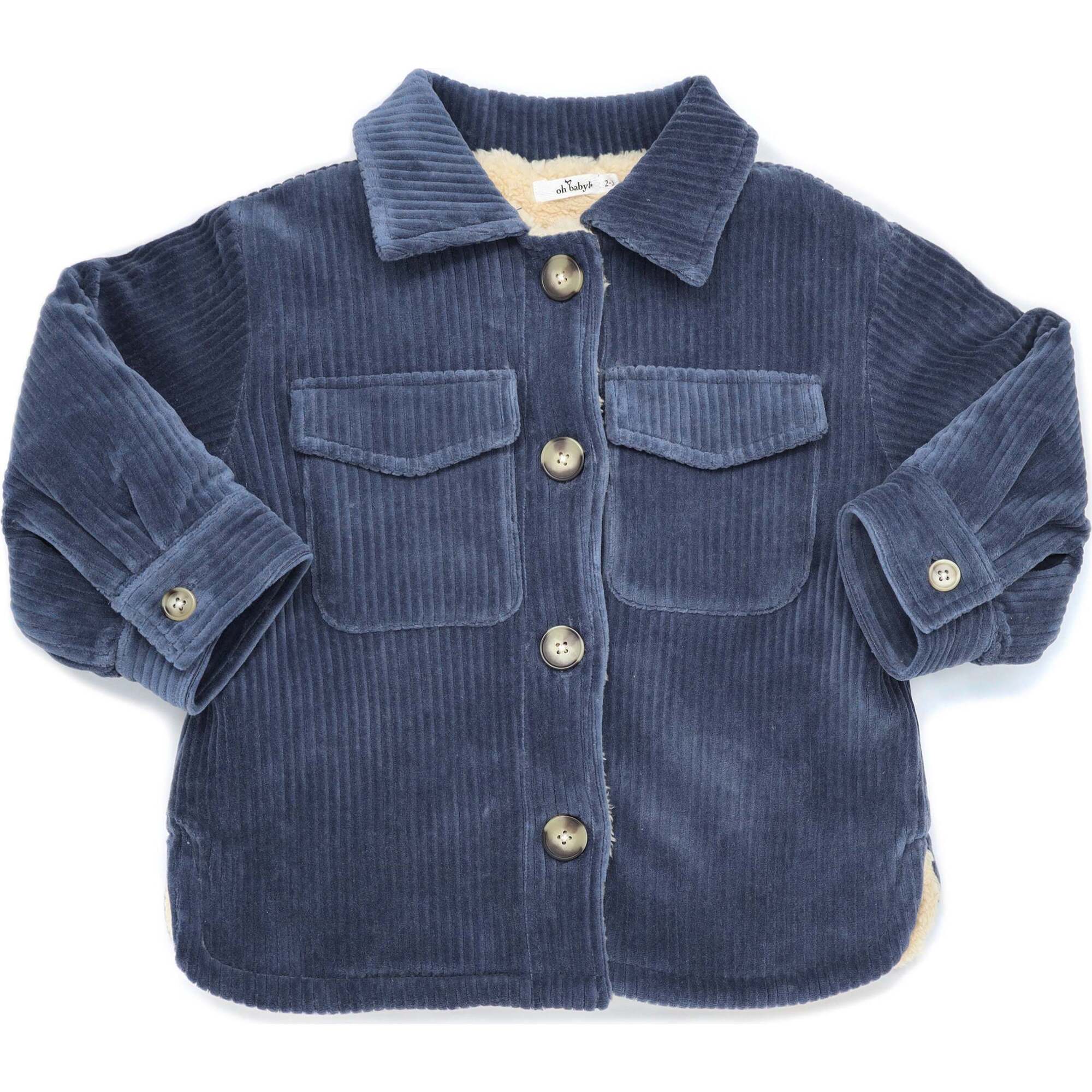 Shacket, Dusty Blue - Jackets - 1