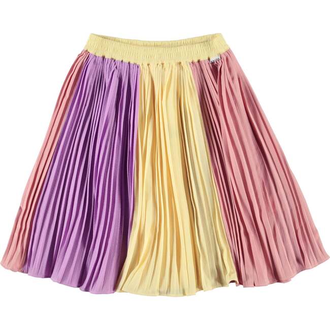 Pleated Midi Skirt, Multi