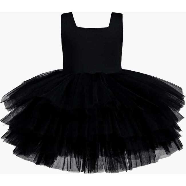 Solid Tutu Dress, Black