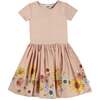 Cissa Floral Dress, Pink - Dresses - 1 - thumbnail