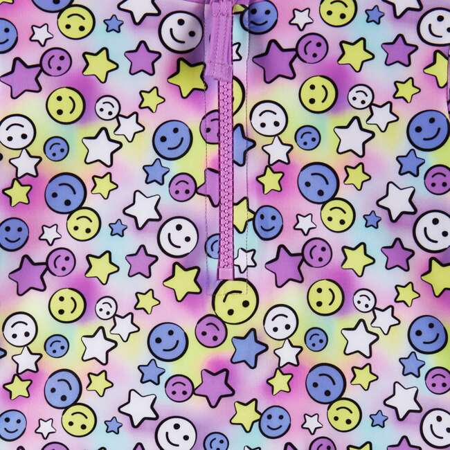 Smiley Face Print Rashguard Set - Rash Guards - 2