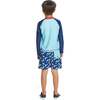 Raglan Rashguard and Boardshort Set , Shark Graphic - Rash Guards - 2
