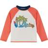 Raglan Rashguard and Boardshort , Retro Beach Scene Graphic - Rash Guards - 3 - thumbnail