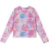 Pink Tie Dye Rashguard - Rash Guards - 1 - thumbnail