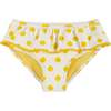 Yellow Polka Dot Bikini Set - Two Pieces - 4