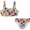 Pink Fruit Print Bikini - Two Pieces - 1 - thumbnail